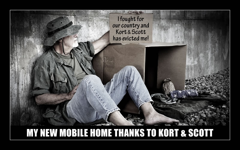 MY NEW MOBILE HOME THANKS TO KORT & SCOTT